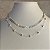 Colar Choker Duplo Seta/Coração Prata - Imagem 3