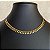Colar Choker Gota Invertida Dourado - Imagem 1