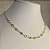 Colar Choker Dourado Pedrinhas Transparente - Imagem 3