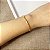 Pulseira Elo Quadrado Dourada - Imagem 1