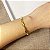 Pulseira Fita Trançada Dourada - Imagem 1