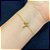 Pulseira Cruz Dourada - Imagem 1
