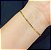 Pulseira Bolinhas Dourado - Imagem 1