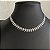 Colar Choker Escama Prata/Dourado - Imagem 2