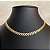 Colar Choker Escama Prata/Dourado - Imagem 1