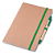 Caderno com capa em papel Kraft com caneta CAD005 - Imagem 5