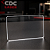 Chapa de Acrílico Cristal 3mm 200x150mm 10 UNIDADES – Corte a Laser - Imagem 2