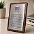 Placa de Homenagem Corporativa Personalizada – 200 x 150 mm - Imagem 2