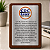 Placa de Homenagem Corporativa Personalizada – 200 x 150 mm - Imagem 1