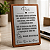 Placa Decorativa Dia dos Pais Gravado a Laser |200 x 150 mm - Imagem 2