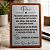 Placa Decorativa Dia dos Pais Gravado a Laser |200 x 150 mm - Imagem 1