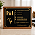Placa de Homenagem – Dia dos Pais | MDF e Acrílico com Impressão UV - Imagem 1