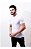 Camiseta Masculina Manga Curta Polo Bicolor Com Estampa - Imagem 8