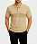Camiseta Polo Piquet Masculina Adulto Estampa listras - Imagem 1