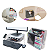 Organizador Triplo Office Cristal – 3 Compartimentos – Ideal para Escritório e Home Office - Imagem 4