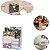 Organizador Triplo Office Cristal – 3 Compartimentos – Ideal para Escritório e Home Office - Imagem 5