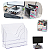 Organizador Triplo Office Cristal – 3 Compartimentos – Ideal para Escritório e Home Office - Imagem 7