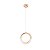 Pendente Woni Nordecor 5w Dourado - Imagem 1