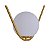 Pendente Gefy Nordecor 1xE27 Globo Branco Dourado - Imagem 4