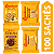Kit 100 Sachês Biscoito Bauducco Sabores Cereale Cacau, Banana Com Canela, Maizena, Cream Cracker - Imagem 1