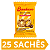 Kit 100 Sachês Biscoito Bauducco Sabores Leite E Gotas De Chocolate, Banana, Cream Cracker, Maizena - Imagem 2
