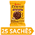 Kit 100 Sachês Biscoito Bauducco Sabores Cereale Cacau, Banana Com Canela, Cream Cracker, Maizena - Imagem 2
