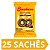 Kit 100 Sachês Biscoito Bauducco Sabores Leite, Chocolate, Cream Cracker, Maizena - Imagem 2