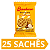 Kit 100 Sachês Biscoito Bauducco Sabores Cereale Cacau, Banana Com Canela, Cream Cracker, Maizena - Imagem 3