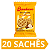 Kit 60 Sachês Biscoito Bauducco Sabores Leite Com Gotas De Chocolate, Banana Com Canela, Maizena - Imagem 3