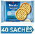 Kit 160 Sachês Biscoito Renata Sabores Leite, Coco, Maizena, Cream Cracker - Imagem 2