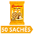Kit 150 Sachês Biscoitos Bauducco Sabores Banana Com Canela, Cereale Cacau, Cream Cracker - Imagem 3