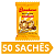Kit 150 Sachês Biscoitos Bauducco Sabores Leite Com Gotas De Chocolate, Banana Com Canela, Chocolate - Imagem 3