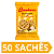 Kit 150 Sachês Biscoitos Bauducco Sabores Leite Com Gotas De Chocolate, Banana Com Canela, Maizena - Imagem 4