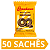 Kit 150 Sachês Biscoitos Bauducco Sabores Chocolate, Cream Cracker, Maizena - Imagem 2