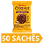 Kit 150 Sachês Biscoitos Bauducco Sabores Leite Com Gotas De Chocolate, Cereale Cacau, Cream Cracker - Imagem 3