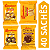 Kit 40 Sachês Biscoito Bauducco Sabores Chocolate, Gotas De Chocolate, Cereale Cacau, Cream Cracker - Imagem 1