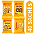 Kit 40 Sachês Biscoito Bauducco Sabores Chocolate, Leite E Gotas De Chocolate, Banana, Maizena - Imagem 1