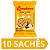 Kit 40 Sachês Biscoito Bauducco Sabores Banana Com Canela, Cereale Cacau, Maizena, Cream Cracker - Imagem 2