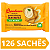 Kit 126 Sachês Torrada Integral Bauducco 15g - Imagem 1
