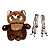 Mochila - Panda Vermelho - Imagem 3