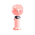 Mini Ventilador Portátil, Cor Rosa e Azul - Imagem 1