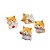 Ornamento de Mesa Cachorro Akita Emoções - Imagem 1
