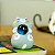 Ornamento de Mesa - Gato Brincando com Bola de Cristal - Imagem 5