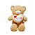 Pelúcia de Urso com Coração - Imagem 3
