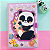 Diário Infantil com Fecho Magnético Panda - Imagem 5