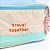 Necessaire Feminina Cores Pastéis, Cordão Decorativa, Bolsa para Viagem - Allmini - Imagem 6