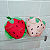 Bucha de Banho Morango e Sereia - Allmini - Imagem 7