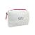 Necessaire Feminina com Costura Delicada de Flores, Bolsa para Viagem - Allmini - Imagem 2