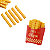 Conjunto de Clipe Prendedor Batata Frita - Imagem 2