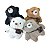 Mini Chaveiro Ursinhos com Bolsinhas- Allmini - Imagem 1